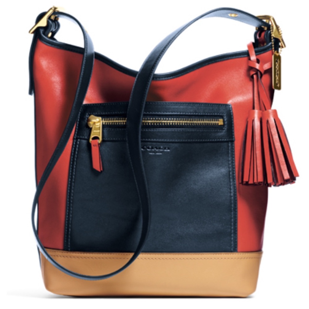 Coach Limited Edition Legacy Collection Calf Leather with Fringe Shoulder Bag